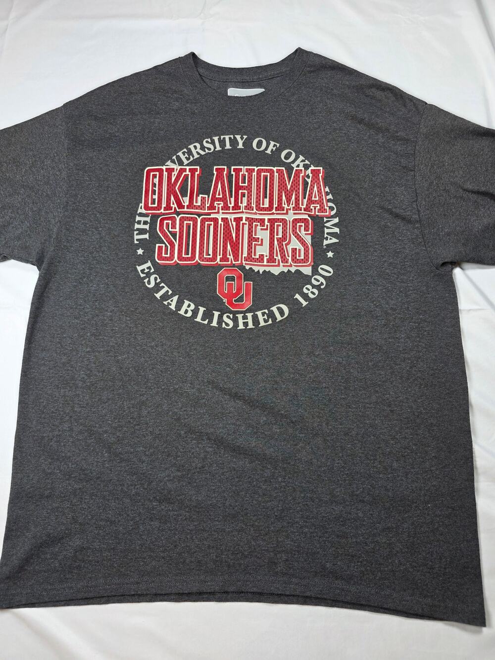 Oklahoma Sooners XL Gray T-Shirt